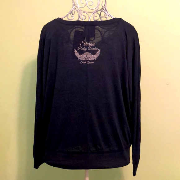 Harley Davidson Women’s Long Sleeved Pullover - Picture 3 of 9